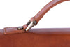 Umhängetasche Leder Braun Griff Detailansicht | Classic Brief