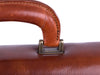 Aktentasche Braun Leder Griff Detailansicht | Gatsby's Brief