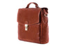Aktentasche Leder Hellbraun Seitenansicht | Roma Brief