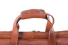 Trolleytasche aus braunem Kalbsleder Henkelansicht | Council's Trolley X
